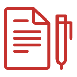 Document and Pen Icon